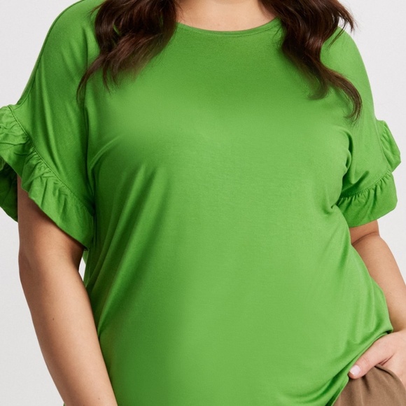 Laura T-Shirt With Ruffle Sleeves - Picture 4 of 4